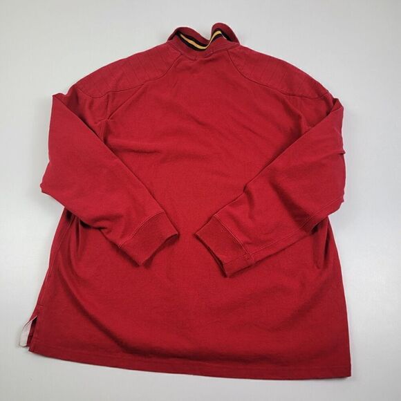 Vintage 90’s Polo Ralph Lauren Logo Rugby Red Patches Men’s Large Long Sleeve SS - Picture 8 of 8
